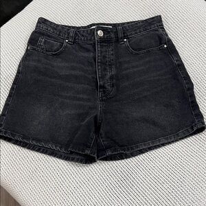 Zara Black Jean Shorts